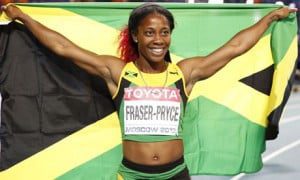 Jamaica's Shelly-Ann Fraser-Pryce